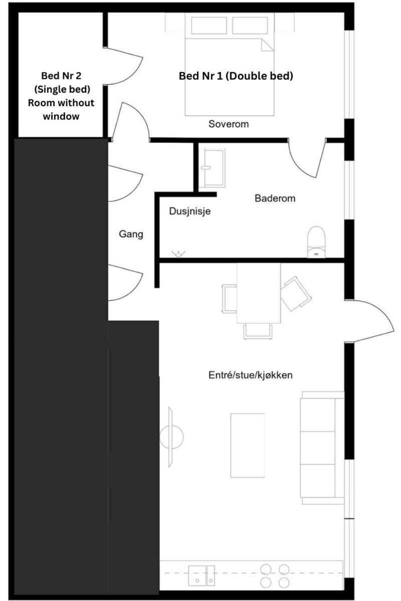 Apartment In Lillestrom With Free Parking And Great View, Sleep 3 People Dış mekan fotoğraf